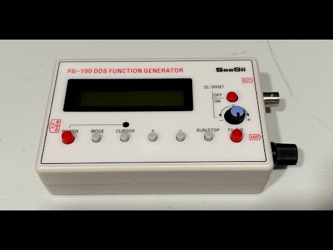 SeeSii FG-100 DDS Function Generator - Troubleshooting and Overview