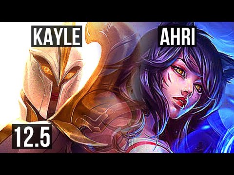 KAYLE vs AHRI (MID) | 900+ games, 4/1/5 | EUW Master | 12.5