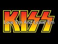 KISS - Love 'Em And Leave 'Em (Lyric Video)