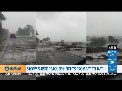 Tropical storm Michael rips through Florida