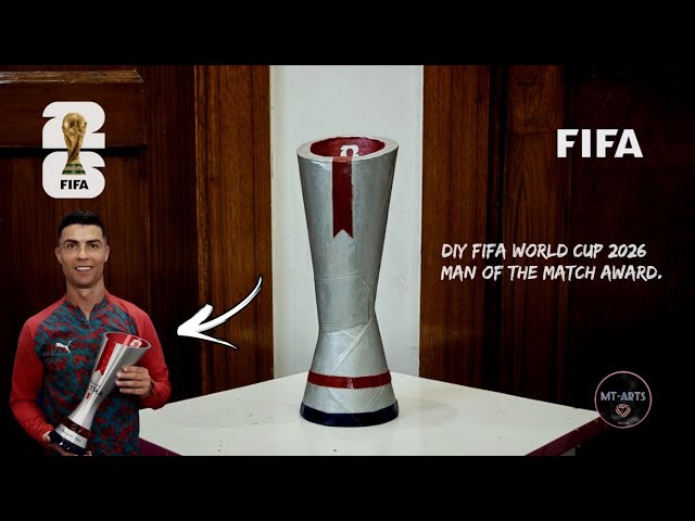 Vídeo relacionado con Réplica del trofeo 3D de la Copa del Mundo 2026, réplica de trofeo de fútbol 2026, trofeo de campeón, regalos conmemorativos coleccionables para fanáticos del fútbol, hombres, padre, oficina, hogar