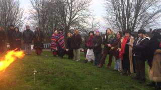 Glastonbury Solstice Ceremony - Declaration Of Sovereignty - Sunrise, Winter Solstice, 2014