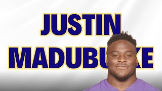 How to pronounce Justin Madubuike