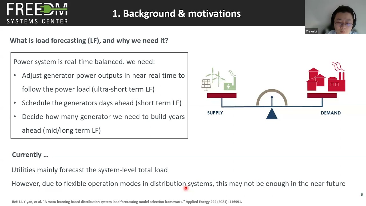 FREEDM Tech Webinar: A method to select the best load forecasting tool
