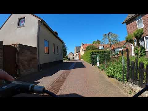 Uittesten nieuw speeltje - afdaling door city centre Windhagen