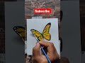 3D butterfly drawing/poster colour drawing/#shorts #drawing #painting