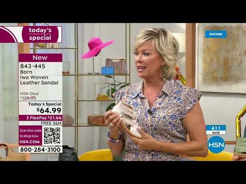 HSN | Born Footwear - All On Free Shipping 05.11.2023 - 04 AM