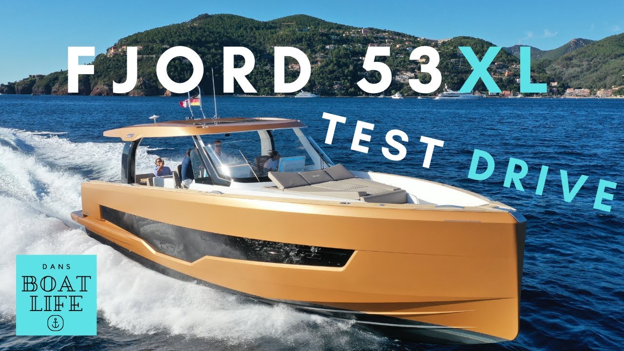 2022 Fjord 53XL - TEST DRIVE this Super Yacht tender/Day Boat!