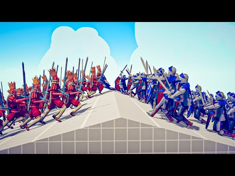 ⚔️ 50x vs 50x MELEE UNITS BATTLE ⚔️ / Totally Accurate Battle Simulator ( TABS )