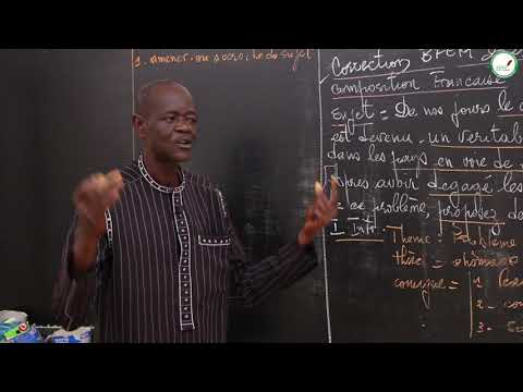 Exercices - Troisième - Français : Correction BFEM 2021 / M. NDIAYE