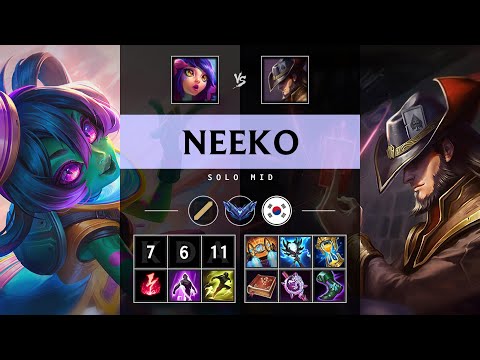 Neeko Mid vs Twisted Fate - KR Diamond Patch 25.12