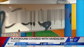 Vandals hit Kokomo playground, latest crime in Indian Heights neighborhood