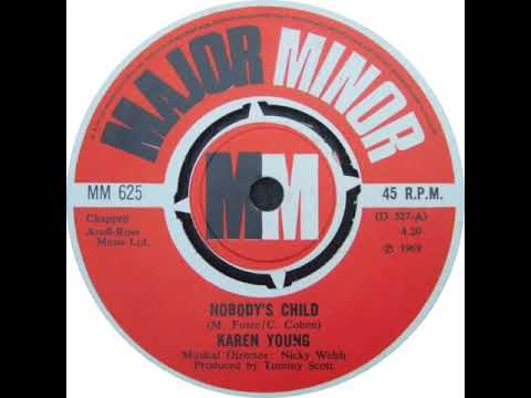 UK New Entry 1969 (171) Karen Young - Nobody's Child