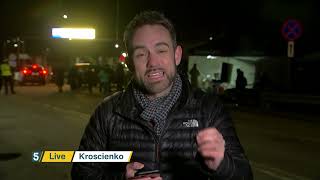 Scenes from the Polish border as almost 900,000 flee Ukraine | 5 News video