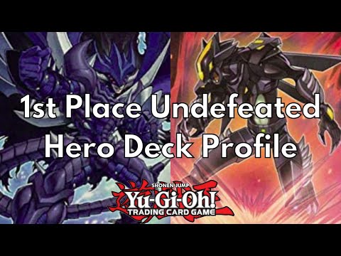 1st Place Undefeated 5-0 Hero Deck Profile March 2021