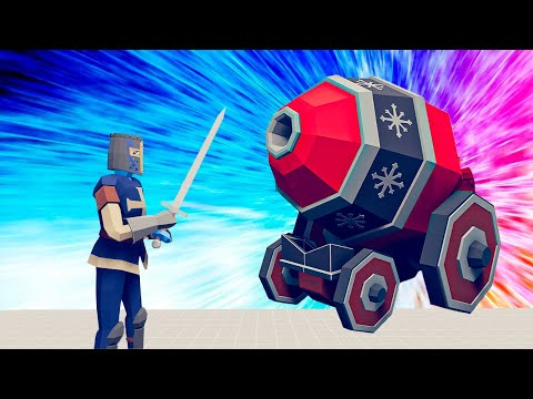 🔥SQUIRE ARMY 🗡 vs 👹 SNOW CANNON - Totally Accurate Battle Simulator TABS