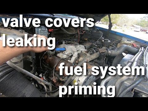 Squarebody suburban 6.2 diesel valve cover leaks and how to prime the fuel system