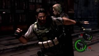 Resident Evil 5 - Chris vs Wesker/Hand to Hand Only/No Damage - Veteran