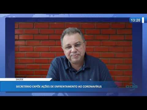 SecretaÌrio de SauÌde expõe açoÌƒes de enfrentamento ao coronaviÌrus no PiauiÌ (26 05 20)