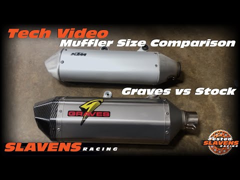 Tech Video - Graves vs Stock - Muffler Size Comparison