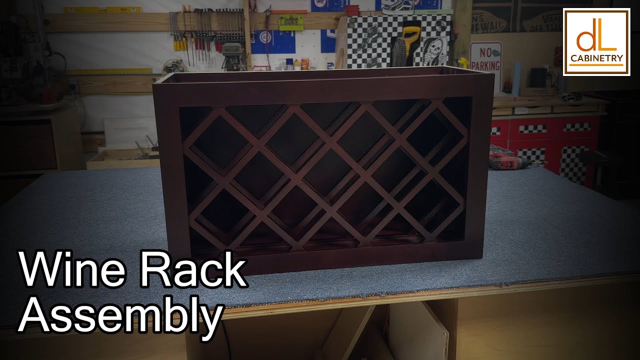How to Assemble a Wine Rack Cabinet