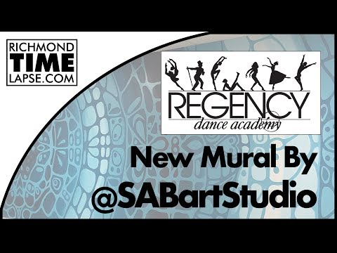 Regency Dance gets a new look with a mural from SABartStudio (Timelapse)