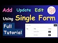Laravel CRUD With Single Form For Updates And Additions Streamlined Laravel CRUD HINDI