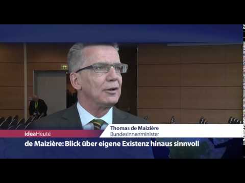ideaHeute vom 27 02 15 - Kauder zu Terrorismus & Islam - de Maizière zum #KcF15