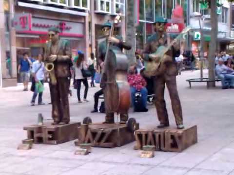 The Jazz statues