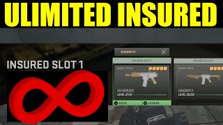 how to get unlimited insured slots in the dmz (never lose your insured weapon)