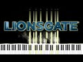 LIONSGATE INTRO PIANO TUTORIAL