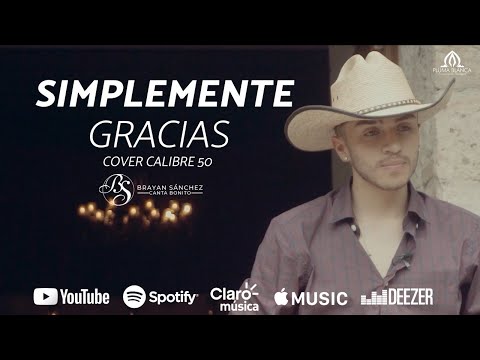 SIMPLEMENTE GRACIAS - Cover -  BRAYAN SANCHEZ