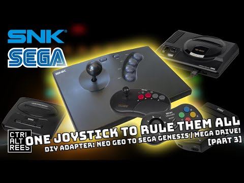 Cheap DIY Neo Geo To Sega Megadrive / Genesis Joystick Adapter! OJTRTA Part 3