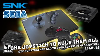 Cheap DIY Neo Geo To Sega Megadrive / Genesis Joystick Adapter! OJTRTA Part 3