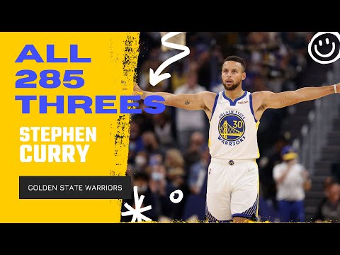 Stephen Curry ALL 285 Three-Pointers From 2021-22 NBA Regular Season | King of NBA