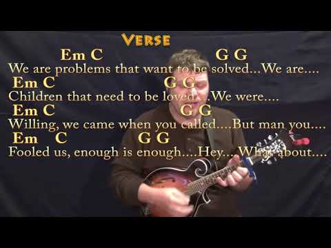 What About Us? (Pink) Mandolin Cover Lesson with Chords/Lyrics - Capo 1st