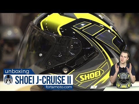 Shoei J-CRUISE II motorcycle helmet Unboxing & Review | FortaMoto.com