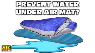 How to Prevent A Wet Sleeping Mat Snow Camping (4k UHD) #snowcamping