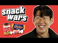 Spurs Star Son Heung Min Rates British And Korean Food Snack Wars