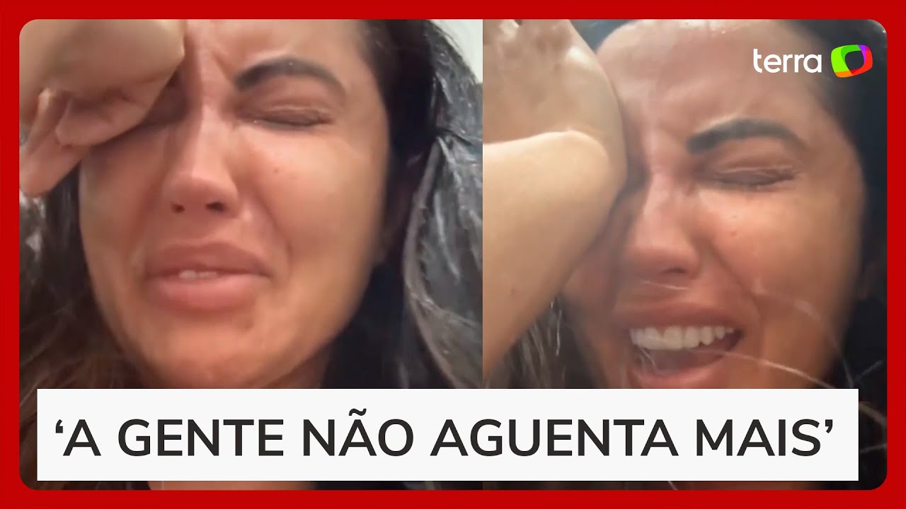 Irmã de Deolane chora ao falar sobre 'notícias' que ligariam a mãe ao tráfico de drogas: ‘Parem’