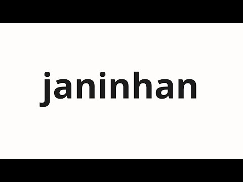 How to pronounce janinhan | 잔인한 (cruel in Korean)