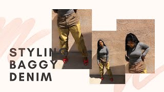 Styling Thrifted Baggy Denim: Lookbook