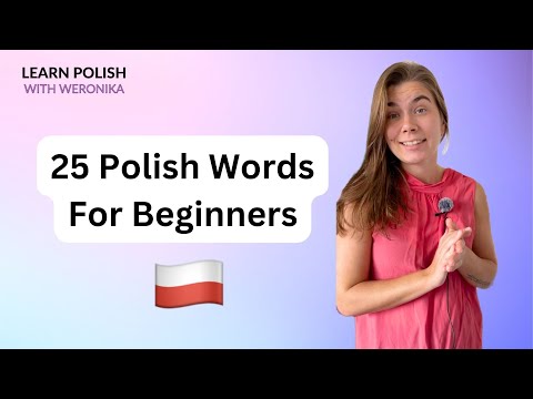 25 polish words for beginners - your 1st polish lesson