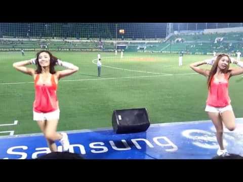 [HD] 130724 삼성 라이온즈 치어리더 - Girls Day [여자대통령]