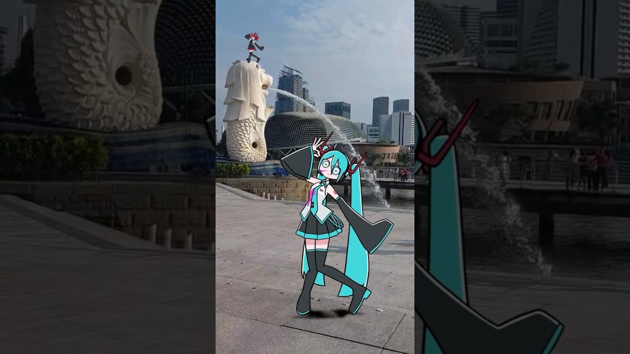 スプリットダンス in シンガポール🇸🇬#vocaloid #重音テト #初音ミク