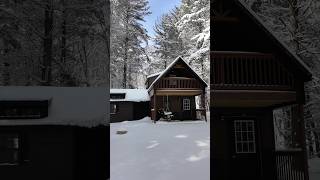 Winter View Off Grid West Virginia Cabin