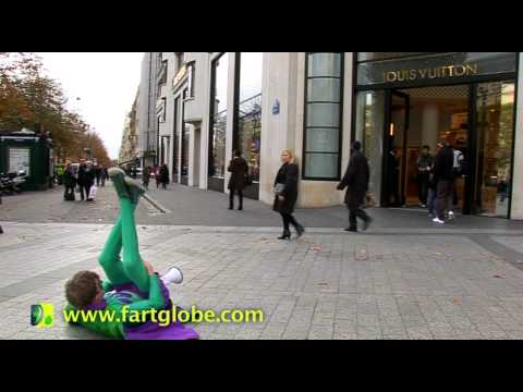 Mr Methane hits Louis Vuitton flagship on Champs-Élysées - powered by FartGlobe