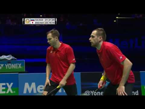 60fps All England 2016 MD Final 160313 Ivanov Sozonov vs Hiroyuki Endo Kenichi Hayakawa 0001