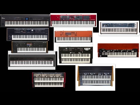 Organs Comparison   RD 800, VR 730, KRONOS CX3, Grandstage, C2D, Stage 3, Vox Continental KORG, CRUM