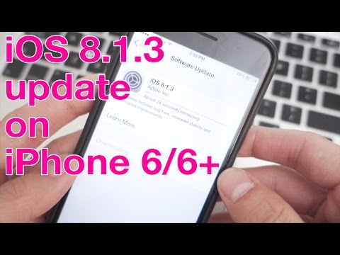 How to update iPhone 6 to iOS 8.1.3